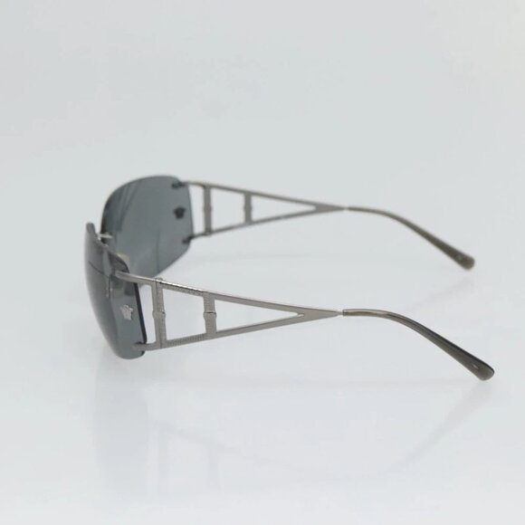 VERSACE Sunglasses metal Silver Authentic - Picture 11 of 11